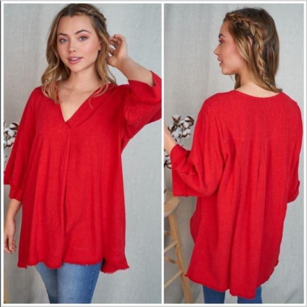 Lady in Red Top